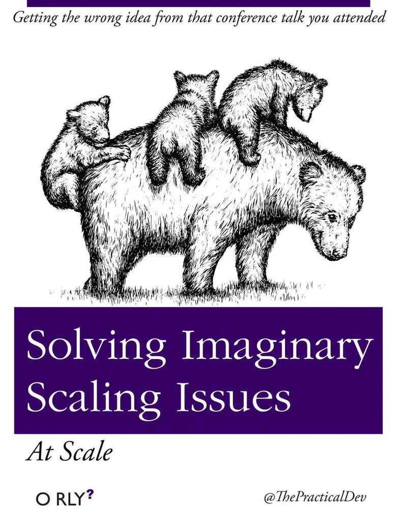 A bear carrying a picture of three bears that look like they are climbing on it.